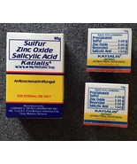 1 Katialis Zinc Oxide Salicylic Soap 90g with 2 Katialis Itch Ointments ... - $15.75