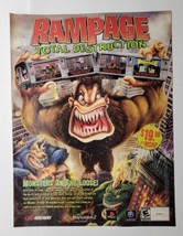 Rampage Total Destruction Playstation 2 GameCube Midway 2006 Magazine Print Ad - £11.72 GBP