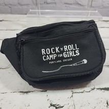 Rock &#39;n Roll Camp For Girls Fanny Pack Black Waist Hip Bum Bag Portland ... - £15.79 GBP