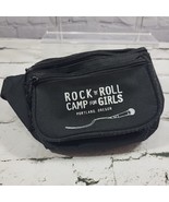 Rock 'n Roll Camp For Girls Fanny Pack Black Waist Hip Bum Bag Portland Oregon  - £15.68 GBP