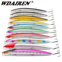 10Pcs/Set B Big Wobblers Fishing Lure Minnow Mixed Model  Hard Bait 18cm 24g Flo - £68.06 GBP