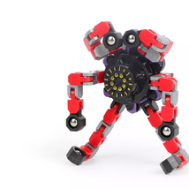 Transformable Deformable Robortic Fingertip Spinners Toy For Kids- Set Of 1 - £10.34 GBP