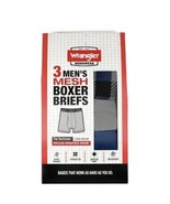 Wrangler Mens 3 Pack Cooling Boxer Briefs Nylon Stretch Workwear Size 3XL - £14.82 GBP