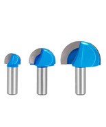 Router Bits ,3Pcs Core Box Router Bit Set,Diameter 3/4&quot;, 1-1/4&quot;, 1-5/8&quot; ... - $22.99