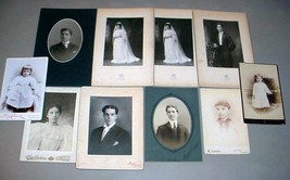 Butters Family (10) Antique Photos - Somerville &amp; Boston, MA - £140.54 GBP