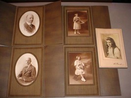 Laubenheimer Family (5) Cabinet Photos NYC Ernest, Millicent - £69.93 GBP
