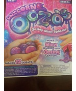 Unicorn Ooz-o&#39;s Oozing Slimy Spheres Makes 12 Ooz-o&#39;s Pink Purple - £16.33 GBP