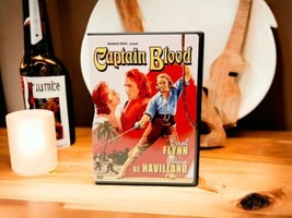 Captain Blood (DVD, 2005) 1935 Errol Flynn &amp; Olivia De Havilland Tested Rare - £9.50 GBP