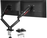 SIIG Dual Monitor Arm Stand for Desk - Fully Adjustable Gas Spring Mount... - £106.56 GBP