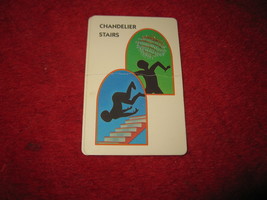 1993 - 13 Dead End Drive Board Game Piece: Chandelier / Stairs Trap Card - £0.78 GBP