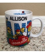 Vintage Legoland California Ceramic Coffee Mug Cup - Allison - Lego 1998 - £15.81 GBP