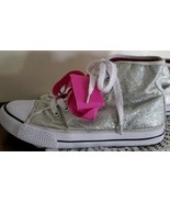 Nickelodeon Shoes ~ Girls&#39; Size 6 ~ JoJo Legacee Silver Glitter Sneaker ... - $56.13 CAD
