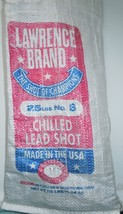 Vintage Lawrence Brand The Shot Of Champions Lead Shot Empty Bag - $3.99