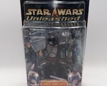Star Wars Unleashed Jango Fett &amp; Boba Fett Action Figure Hasbro2002 NEW - £23.19 GBP