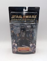 Star Wars Unleashed Jango Fett &amp; Boba Fett Action Figure Hasbro2002 NEW - £23.12 GBP