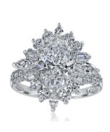 Sunburst Igi Zertifiziert 2.04 Karat Ovaler Schliff Kunstdiamanten Grown Diamant - $2,119.60