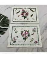 Portmeirion Exotic Botanic Garden Cloth Placemats Lot 2 Magnolia Azalea ... - $17.81