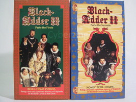 Blackadder II Rowan Atkinson Stephen Fry BBC Vintage Lot Of 2 VHS Tapes - £11.78 GBP