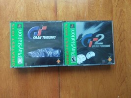 Gran Turismo Lot GT 1 &amp; 2 (Sony PlayStation 1, PS1) Green Label - £24.77 GBP