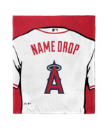 Official MLB Los Angeles Angels &quot;Jersey&quot; Personalized Silk Touch Blanket - $82.30 CAD