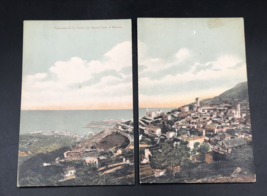 VTG Panorama of La Turbie France Monte Carlo Monaco Bi-Fold Postcard - £7.32 GBP