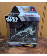 NEW 2023 Hot Wheels Star Wars Diecast Ship #17 MANDALORIAN N-1 STARFIGHT... - $14.49