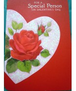 Vintage Ambassador Special Person Valentine’s Day Card  - £2.34 GBP