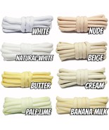 Vintage Tone SB Dunk Thick Fat Shoelaces Natural White, Butter, Nude, Pa... - $1,024.39 MXN