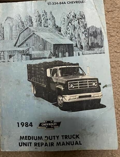 Primary image for 1984 Chevy Medium Duty Truck Unit Repair Manual OEM