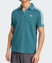 adidas Originals Waffle Knit Polo Shirt Men Casual T-Shirts [ASIA:M/US:S... - $99.90