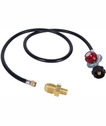 5FT 20 PSI Adjustable High Pressure Propane Regulator with Hose, Come wi... - $40.66 CAD