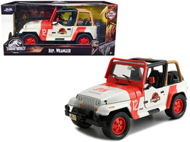 1992 Jeep Wrangler Jurassic World Movie 1/24 Diecast Model Car by Jada - £36.35 GBP