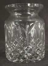 Vintage Crystal Clear Industries 7&quot; Glass Biscuit Jar Cci Astor Pattern No Lid - £22.80 GBP