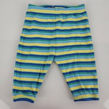 Hanna Andersson Organic Cotton Soft Landings Wiggle Pants Stripe Alligat... - $14.84