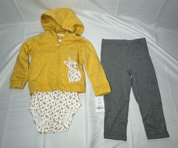 Nwt-Girls Carter’s 3pc outfit-Size 24 Months - £11.00 GBP
