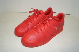 Adidas Samoa Red Shoes Sneakers Size 7 Casual Classic Lace Up 702001 - $49.49