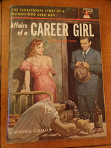 Vintage PB Affairs of a Career Girl by Mitchell Coleman Carnival Bks #913 1953 - £37.82 GBP