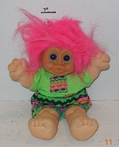 Vintage Troll Kidz Russ Berrie Trolls 12&quot; Doll with Outfit #2 - £18.95 GBP