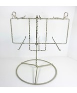 2 Tier Counter Rotating Jewelry Display Spinner Rack Stand Crackle Finis... - £30.85 GBP