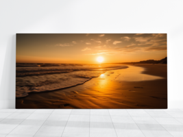 Sea Beach Sunset Landscape Posters Prints Canvas Painting Canvas Wall Art Decor - £20.46 GBP+