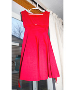 antique Girls sleeveless red dress 2 3 4 5 - £15.76 GBP