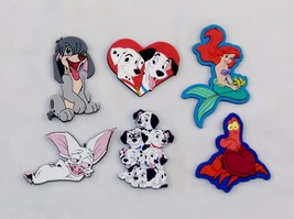 6 Pack Vintage Disney Vinyl Rubber Magnets, New In Package, Assorted Characters - $14.65