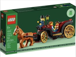 LEGO Winter Carriage Ride Set 40603 christmas holiday village gwp w/mini... - £36.60 GBP