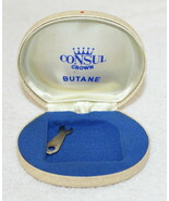 Rare Vintage Consul Crown Butane Lighter Display Storage Case Box - $134.99