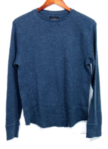 Men&#39;s Lucky Brand Waffle Weave Crew Neck Thermal Shirt Blue Medium $59.50 - $13.85