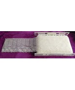 Vintage Wide White Lace By The Yard 5.5&quot; Wide - £7.20 GBP