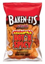 Baken-Ets Fried Pork Skins, Hot N Spicy, 3.5 Ounce (Pack of 6) - £29.20 GBP