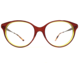 Jean Lafont Eyeglasses Frames BALI 5093 Clear Shiny Yellow Red Brown 53-... - $121.33