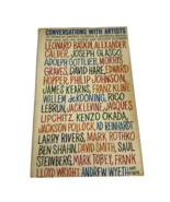 Conversations with artists 35 American painters sculptures &amp; architects ... - $70.11 CAD