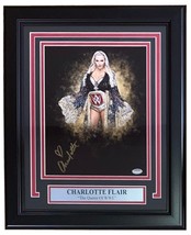 Charlotte Flair Signed Framed 8x10 WWE Photo Schwartz - $174.59